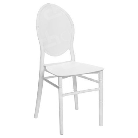 White Folding Resin Chair