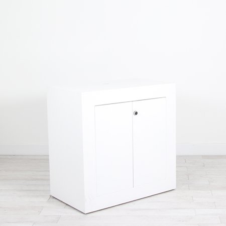 Main Image of Illuminated Reception Counter White 1000 x 600 x 1000