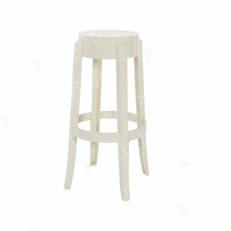 Charles Ghost High Stool White
