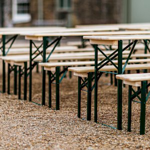 Hundreds of beer bench sets in stock ready for immediate delivery.
