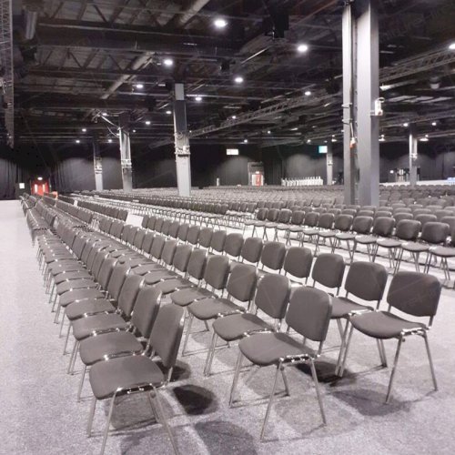 Our Regular Black Stacking Chairs