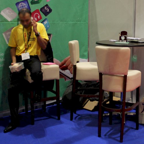 Walnut Furniture for Ultra-Classy Exhibitions