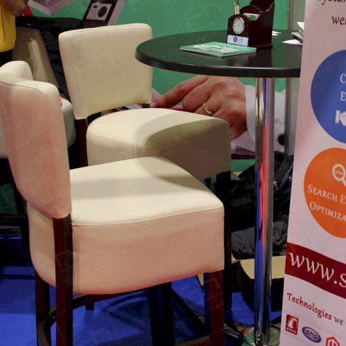 Walnut Furniture for Ultra-Classy Exhibitions