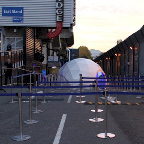 Football and Stretch Barrier Hire