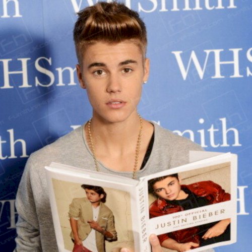 Justin Bieber Book Signing