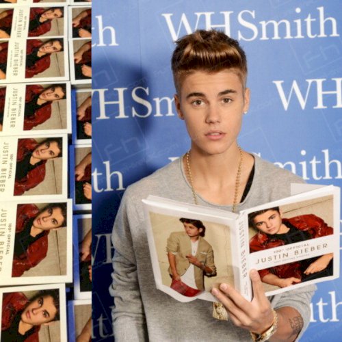 Justin Bieber Book Signing