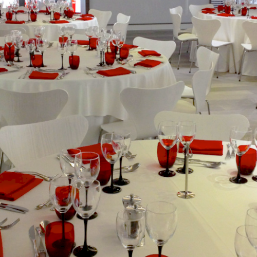 Red & White Themed Wedding