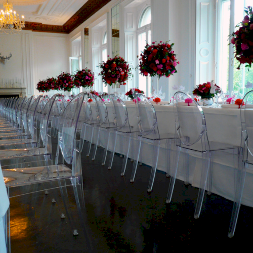 Elegant Red, Pink & White Wedding