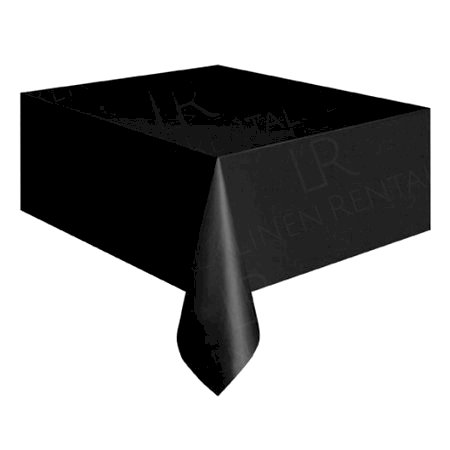 90 x 90 Black Tablecloth